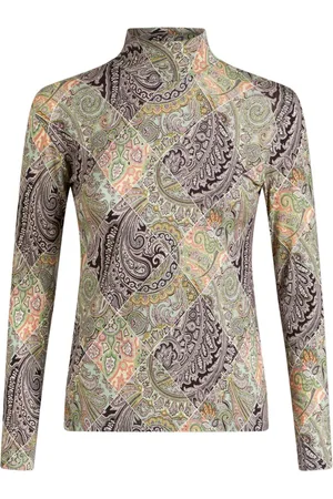 Etro Haut en laine à imprimé patchwork