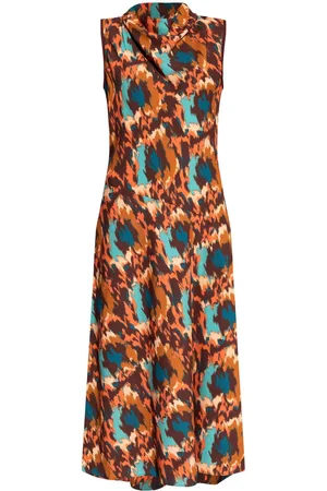 ULLA JOHNSON Robe Kalena à imprimé graphique