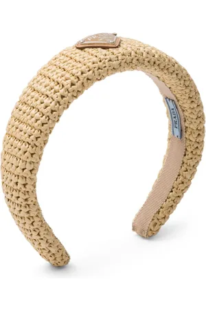 Prada Bandeau en crochet à logo triangle