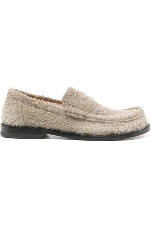 Loewe Mocassins Campo en daim à effet brossé