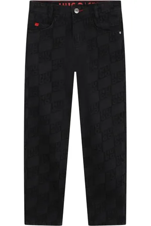 HUGO BOSS Jean à imprimé monogrammé
