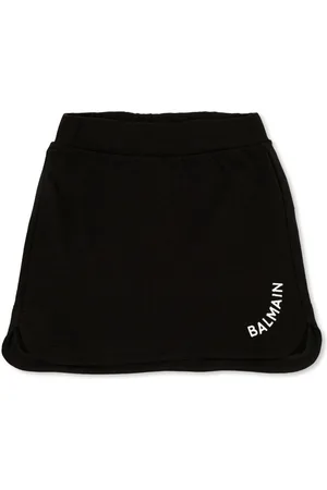 Balmain Jupe à empiècement à logo