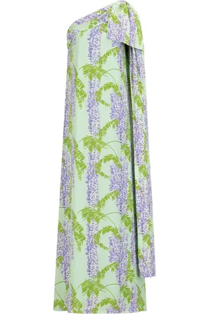 Bernadette Robe mi-longue à imprimé Wisteria