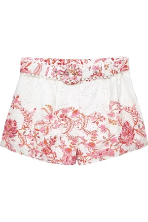 HEMANT AND NANDITA Short à broderie anglaise