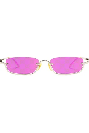 Gucci Lunettes de soleil à monture rectangulaire