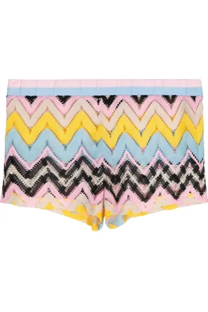 Cynthia Rowley écharpe en maille à motif zigzag