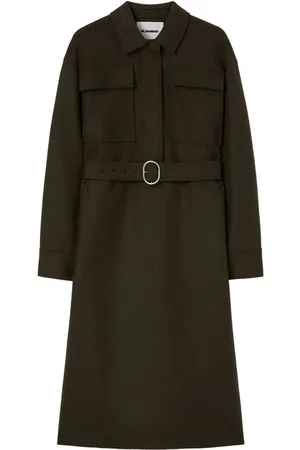 Jil Sander Robe à col pointu