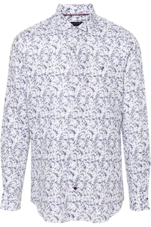 Tommy Hilfiger Chemise en coton mélangé à fleurs