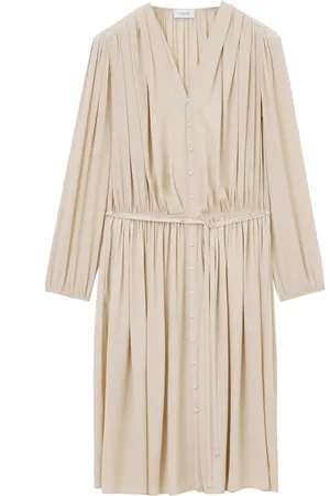 LEMAIRE Robe mi-longue à design plissé