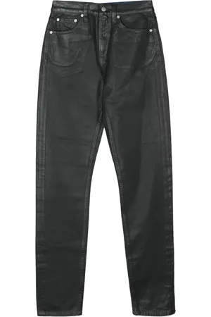 Calvin Klein Jean droit à effet verni