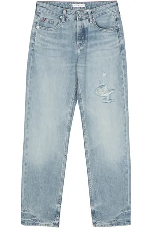 Tommy Hilfiger Jean droit à effet usé