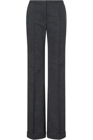 Serafini Pantalon à motif pied-de-poule