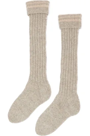 Maison Margiela Chaussettes en maille nervurée