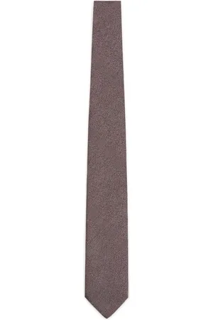 Lanvin Cravate en soie à motif chevrons
