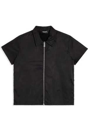VERSACE Chemise à fermeture zippée