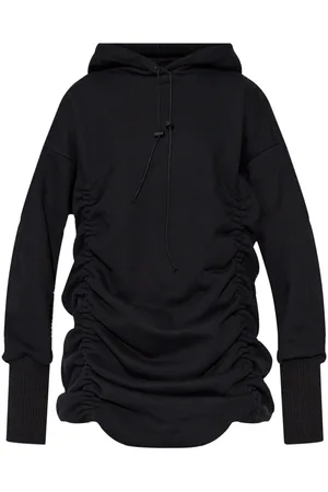 The Mannei Robe-sweat drapée à capuche