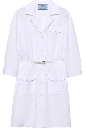 Prada Robe courte en popeline
