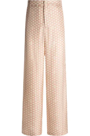 Bally Pantalon droit à imprimé géométrique