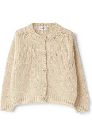 Il gufo Cardigan en maille à design nervuré