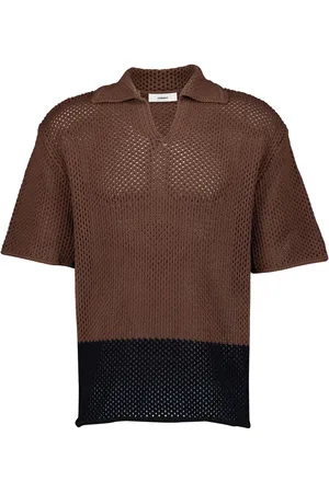COMMAS Polo bicolore en crochet