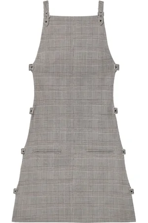 Courrèges Robe courte à motif Prince de Galles