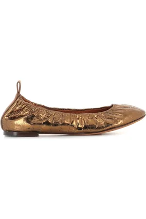 Lanvin Ballerines à effet peau de crocodile