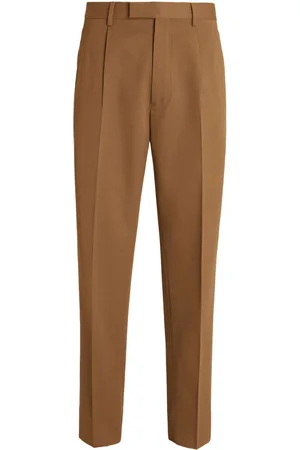 Ermenegildo Zegna Pantalon court à détails plissés