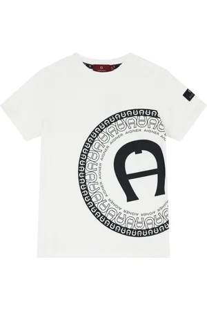 Aigner T-shirt en coton à imprimé graphique