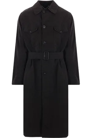 Maison Margiela Trench en toile à taille ceinturée