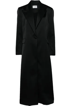 Des Phemmes Manteau long à simple boutonnage