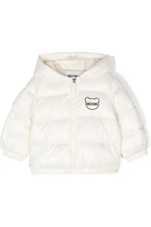Moschino Veste matelassée à patch logo