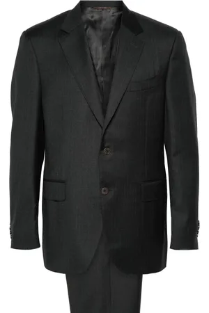 CANALI Costume boutonné à fines rayures