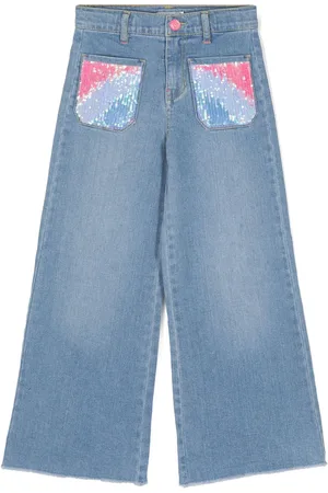 Billieblush Jean droit à sequins