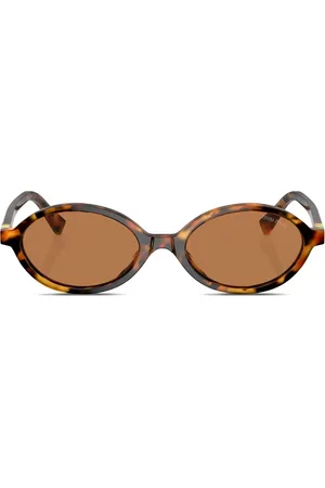 Miu Miu Lunettes de soleil à monture ovale