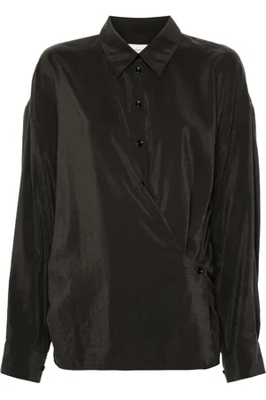 LEMAIRE Chemise torsadée à col droit