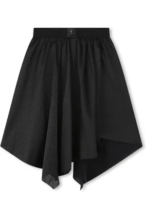 Givenchy Jupe asymétrique à logo imprimé