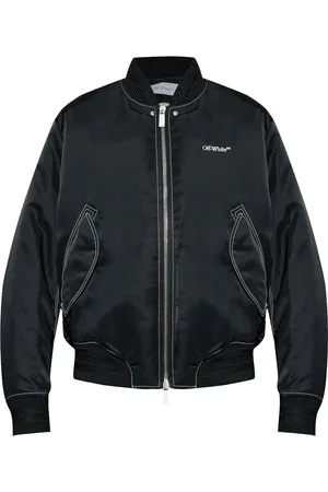 OFF-WHITE Veste bomber à logo brodé