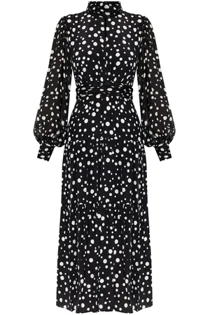 Diane von Furstenberg Robe à motif de pois