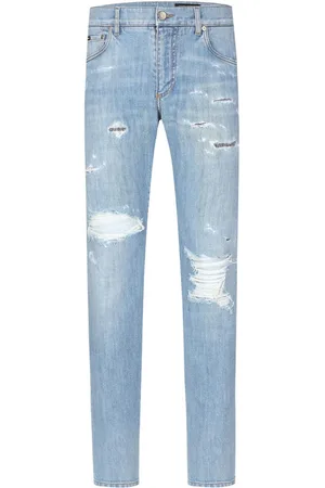Dolce & Gabbana Jean slim à plaque logo