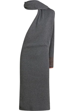 Etro Robe mi-longue en maille nervurée