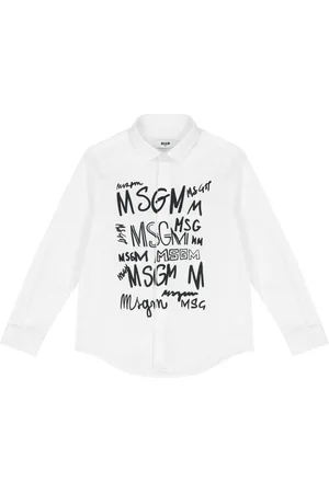 Msgm Chemise à logo imprimé