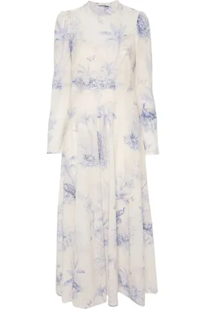 ZIMMERMANN Robe longue à design asymétrique