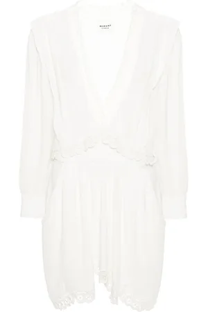 Marant Etoile Robe Felie bordée de dentelle