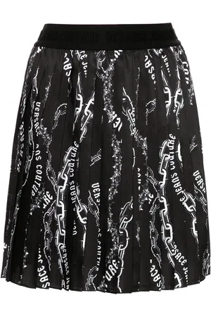 VERSACE Minijupe à chaîne logo