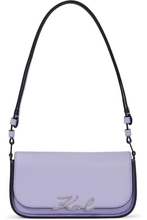 Karl Lagerfeld Sac porté épaule Signature en cuir