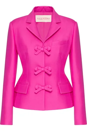VALENTINO GARAVANI Blazer ajusté à détail de nœud