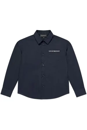 Emporio Armani Chemise à logo brodé