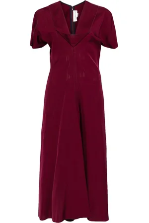 Victoria Beckham Robe mi-longue à col bénitier