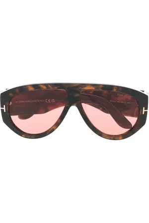 Tom Ford Lunettes de soleil Bronson à monture ronde