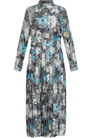 Tory Burch Robe mi-longue à design plissé